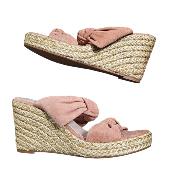 Stuart Weitzman Shoes - Stuart WeitzmanWomen's Sarina Espadrille Wedge Slide Sandals